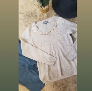 Michael Stars lightweight beige sweater